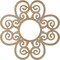 Ekena Millwork Cohen Wood Fretwork Pierced Ceiling Medallion, Hickory, 18"OD x 6 1/8"ID x 1/4"T CMWP18X18X0250COHI - alternate 4